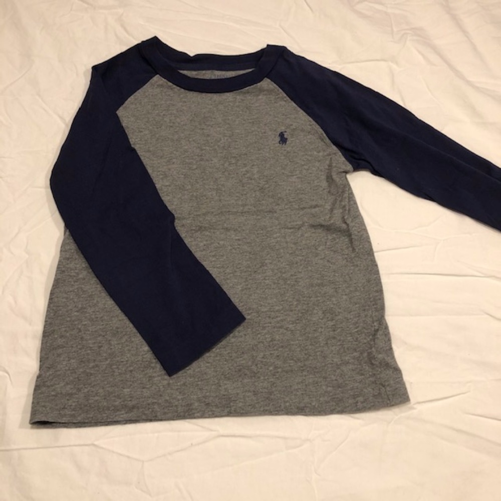 Polo Ralph Lauren - Gray Long Sleeve Tee- Size 4